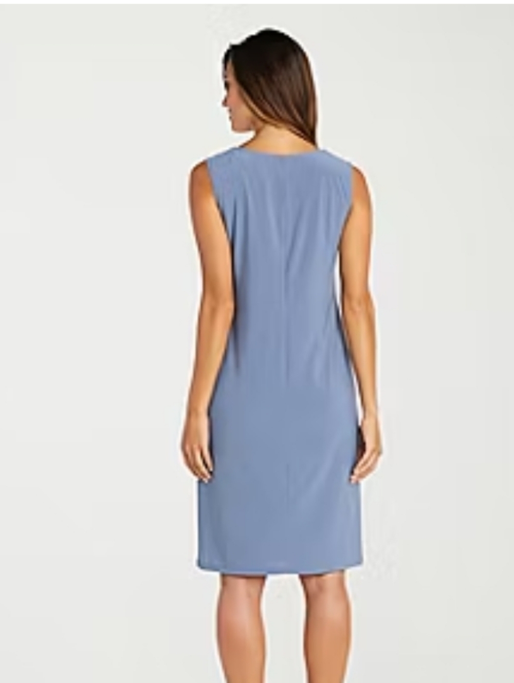 R&M Richards Blue Two-Piece Dress Set w/ Jacket 14- Petite' & Rem Necklace - Picture 5 of 15